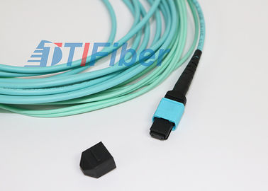 12 Multimodefaser-Flecken-Kabel des Kern-OM3 OM4 MPO für Telekommunikations-Netz