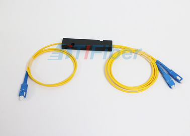 Gelbes SC/APC 1 x Optikteiler der Faser-2 mit 3.0mm G657A LWL - Kabel