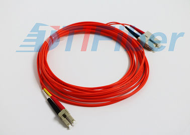 Sc/UPC zu LC-/UPC-Duplexfaser Optikverbindungskabelmodus, der mit G657A-Kabel bedingt