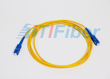 Singlemode Faser-Optikverbindungskabel des Simplexbetrieb-LSZH für FTTH-Netz 2.0mm Sc/APC