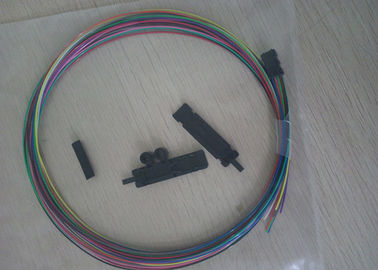 Bandfaser mit 12 Kernen lockern Optikpuffer-Rohr heraus Ausrüstung 1m mit 0.9mm Puffer auf