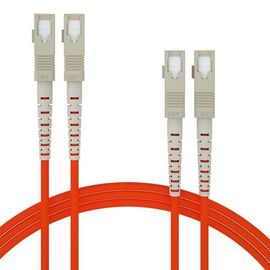 Kann das orange Faseroptikverbindungskabel OS1 OS2 Millimeter SX DX OM1 OM2 mehradrig besonders angefertigt werden