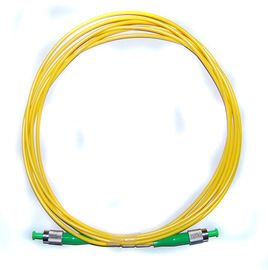 G657A1/A2 färben Faser-Optikverbindungskabel-Monomode--Kabel ABS Material gelb