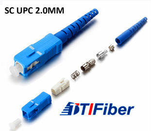 Art Inspektion Millimeter Plastik-Lichtwellenleiter-Verbindungsstücke Sc-UPC für FTTH-Netz