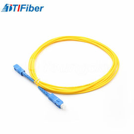 1M Faser-Optiknetz-Kabel-Duplex Sc-Verbindungsstück-Innenanwendung Pullover-OM1/OM2