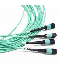 Kundengebundenes Optikverbindungskabel OM4 MTP/MPO der Faser-48-96 3 Meter mit LC-Verbindungsstück