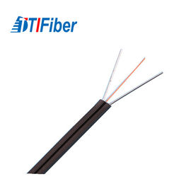 Ftth-Tropfen-Faser-Optiknetz-Kabel-Monomode- mit Stärke-Mitglied des Stahldraht-/FRP