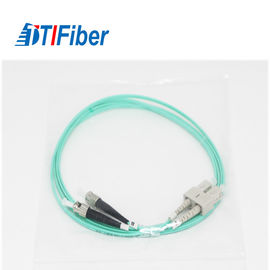 SC-FC LSZH 2.0m Faser-Optikflecken-Kabel, Faser-Optiknetz-Kabel mit Aqua