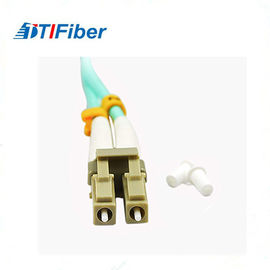 Art Faser-Flecken-Kabel LC OM3 des Faser-Optikverbindungskabel-Duplex-2.0mm