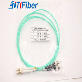 Duplexfaser-Optikflecken-Kabel-Verbindungsstück-Arten 2.0MM OM3 Durchmesser LC/UPC-ST/UPC