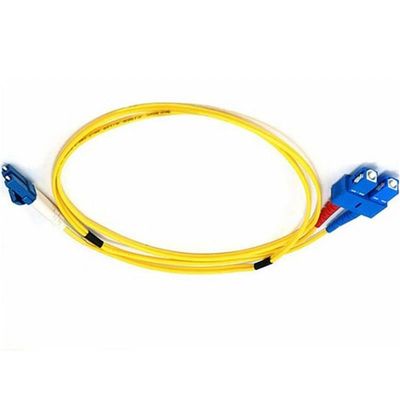 10M 2.0mm Sc UPC fiberoptisches Gelb des Flecken-Kabel-G657A1 LSZH