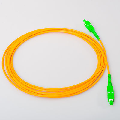 PVC-Faseroptikzopf Netz LC/APC 0.9mm Pigatil Jumper Singlemode aus optischen Fasern