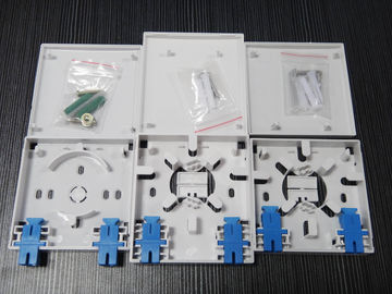 Wohnungs-Sockel-Platte PC Fasern FTTH CATV-Netze 4 mit LC-Adaptern