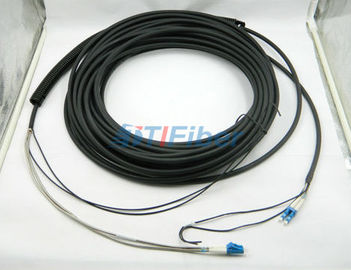DLC-PC Faser-Optikverbindungskabel, geschütztes Niederlassungs-Kabel im Freien