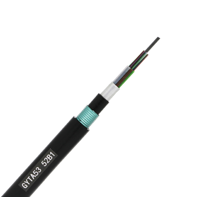 Singlemode Schwarzes des Lichtwellenleiter-GYTA53 für FTTH