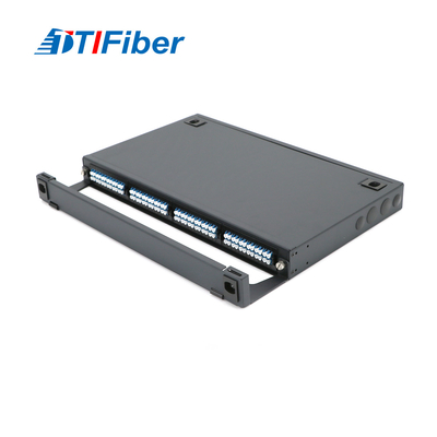 Sc/Fc/St./Lc-Gestell-Berg-verstärkende Faser-Optikschalttafel 1U 12 - 24 Kern