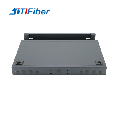 Sc/Fc/St./Lc-Gestell-Berg-verstärkende Faser-Optikschalttafel 1U 12 - 24 Kern