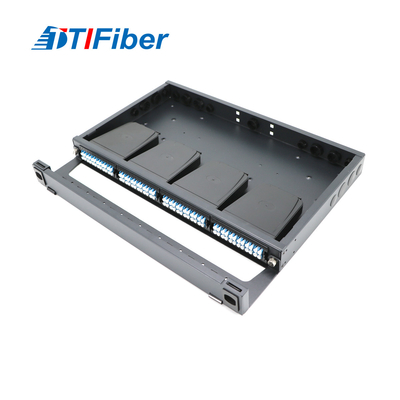 Sc/Fc/St./Lc-Gestell-Berg-verstärkende Faser-Optikschalttafel 1U 12 - 24 Kern