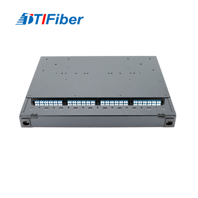 Sc/Fc/St./Lc-Gestell-Berg-verstärkende Faser-Optikschalttafel 1U 12 - 24 Kern