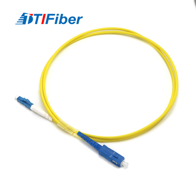 Lc/Sc/Fc/St G652d 9/125 Verbindungskabel-Simplexbetrieb Inspektion aus optischen Fasern