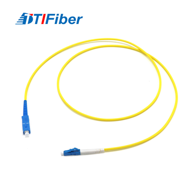 Lc/Sc/Fc/St G652d 9/125 Verbindungskabel-Simplexbetrieb Inspektion aus optischen Fasern