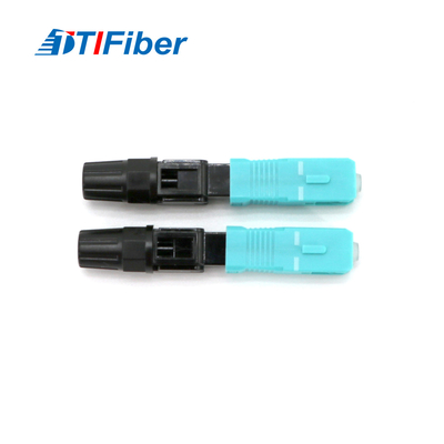 FTTH Transceiverkabel-Gebrauchs-Faser-schnelles Verbindungsstück Optiksc UPC OM3