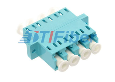 Duplex-in mehreren Betriebsarten Plastikfaser-Optik LC Aqua-OM3 zum Ethernet-Adapter für Test-Netz