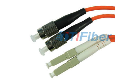 FC - Duplex-Glasfaser-Verbindungskabel des LC-Einmodenfaser-optischen Kabels