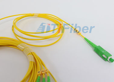 Kastenähnlicher Faser-Optikteiler-Digital-Lichtleiterkabel-Teiler SC/APC 1 x 4