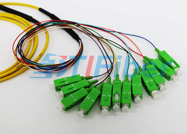 Sc/UPC zu LC-/UPC-Lichtwellenleiter Verbindungskabel 12 in mehreren Betriebsarten entkernen LSZH-Jacke