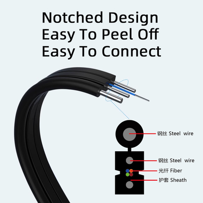 GJYXCH Dropkabel LZSH Einzelmodus 1 2 4 Kern G652D G657A1 G657A2 FTTH Glasfaserkabel