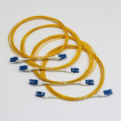 LC Uniboot Zip Cod Singlemode G657.A1 BendInsensitive Duplex 2mm LSZH Niedrigverlust 0,15dB Faser Patch Cord