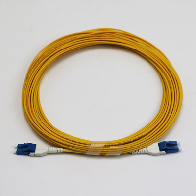 LC Uniboot Zip Cod Singlemode G657.A1 BendInsensitive Duplex 2mm LSZH Niedrigverlust 0,15dB Faser Patch Cord