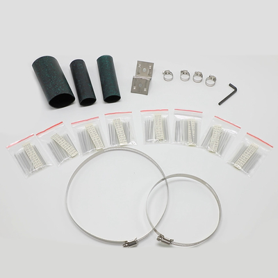 Kuppel-Faser-Optik-Box 12 Kern 24 Kern 36 Kern 1 Eingang 2 Ausgang ABS Schwarz Mini-Fiber Splice Schließung
