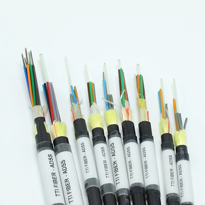 FTTH FTTX Outdoor ADSS Einzelschicht Doppelschicht Spannweite 8F 12F 24F 48F Glasfaserkabel
