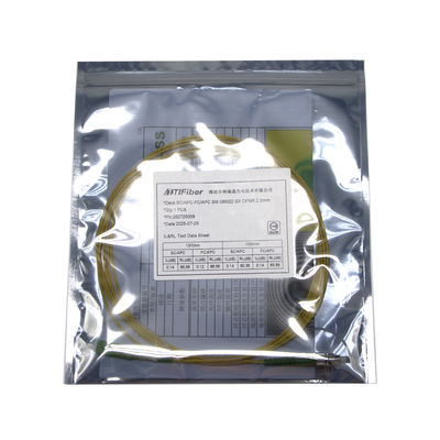 Getestetes neues Design Singlemode Simplex 3 5 10M SC / APC - FC / APC FTTH OFNP Glasfaser-Patchkabel