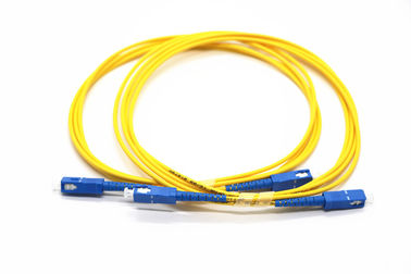 G652D-Monomode--Flecken-Kabel, fiberoptischer Flecken führt Simplex-SX Sc/UPC
