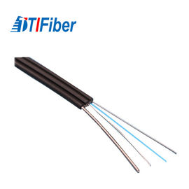 Ftth-Tropfen-Faser-Optiknetz-Kabel-Monomode- mit Stärke-Mitglied des Stahldraht-/FRP
