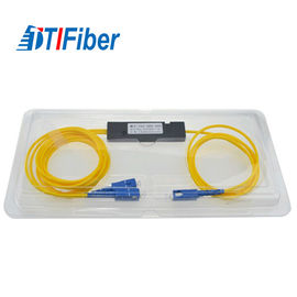 Faser-schreiben Optikteiler PLC 1310/1550nm 0.9mm FBT 1X2 2x2 ABS für FTTX-System