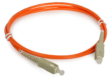 Sc-/FC-/LC-Duplexfaser-Verbindungskabel in mehreren Betriebsarten mit orange Farbkabel