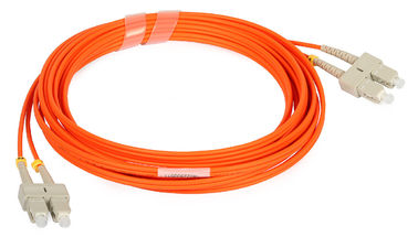 Sc-/FC-/LC-Duplexfaser-Verbindungskabel in mehreren Betriebsarten mit orange Farbkabel