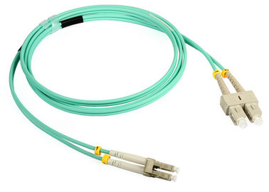 Faser-Optikverbindungskabel des LSZH-Jacken-Duplex-SC-LC für optisches Zugangsnetz