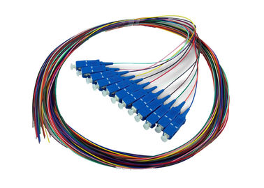 12 Farbe-Sc-Simplexfaser-Optikzopf mit Sc-Verbindungsstücken, 1.5M LWL - Kabel