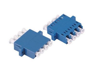 LC OM3 Quad-Optische Faser-Adapter für Optical LAN Blau / Beige / Aqua