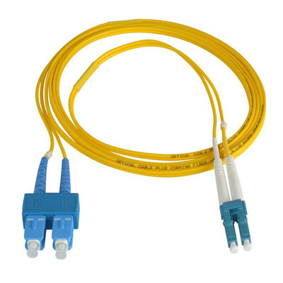 LSZH-Simplexfaser-Optikverbindungskabel-Singlemode Faser Jumper Cables
