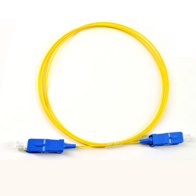 Simplexbetrieb-Faser-Optikflecken-Kabel des Sc-Sc-Einmodenfaser-Verbindungskabel-2.0mm 3.0mm