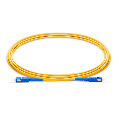 Simplexbetrieb-Faser-Optikflecken-Kabel des Sc-Sc-Einmodenfaser-Verbindungskabel-2.0mm 3.0mm