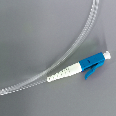 Faser-Optikverbindungskabel-Simplexbetrieb FTTH transparenter LC UPC unsichtbar