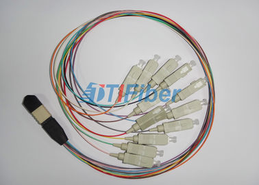 MPO Faser des Sc-Faser-zur Optikverbindungskabel-12 für MPO-Kassetten