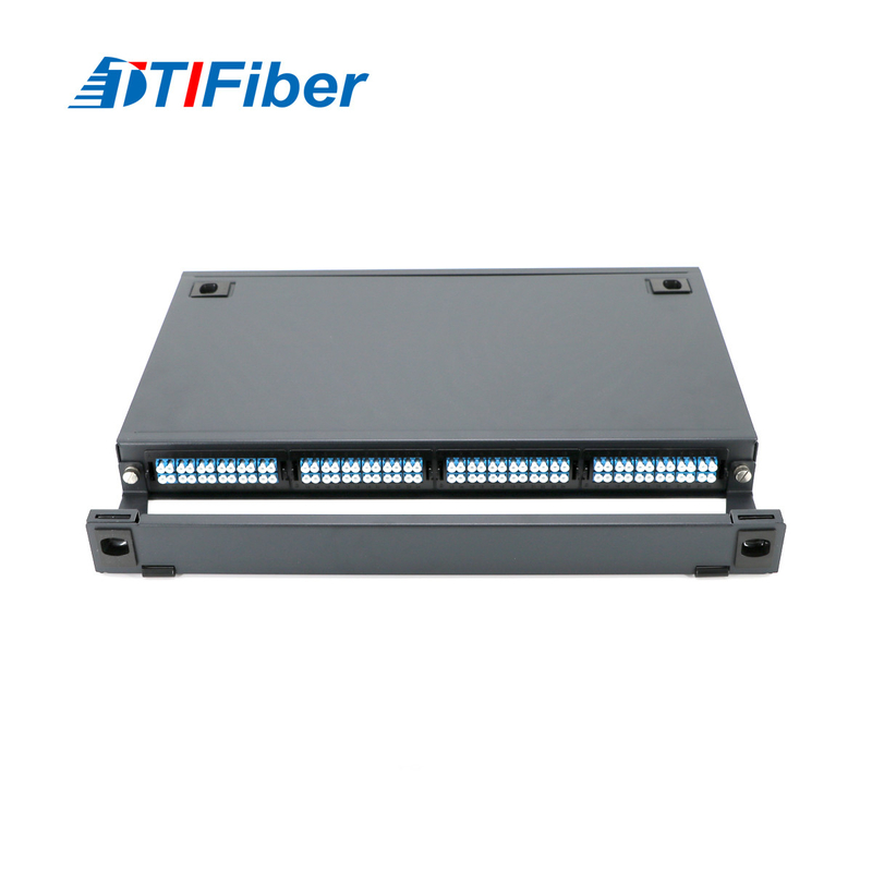 Sc/Fc/St./Lc-Gestell-Berg-verstärkende Faser-Optikschalttafel 1U 12 - 24 Kern